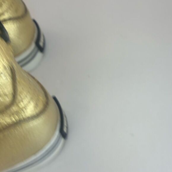 Gold Supra Muska high top sneakers, size 5 - Picture 9 of 13